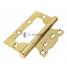 Петля-бабочка Rucetti RFH-100*75*2,5 SG матовое золото