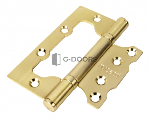 Петля-бабочка Rucetti RFH-100*75*2,5 SG матовое золото