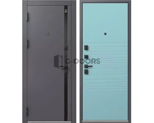 LUX-5 Антрацит муар + Кашемир графит - Кашемир аква
