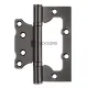 Петля дверная с 2 подшипниками ADDEN BAU. 100X75X2.5 BUT BLACK