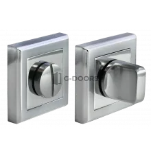 Завертка сантехническая Morelli MH-WC-S SC/CP с квадратной накладкой