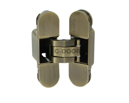 Петля Armadillo (Армадилло) скрытой установки U3D2000.TG AB бронза