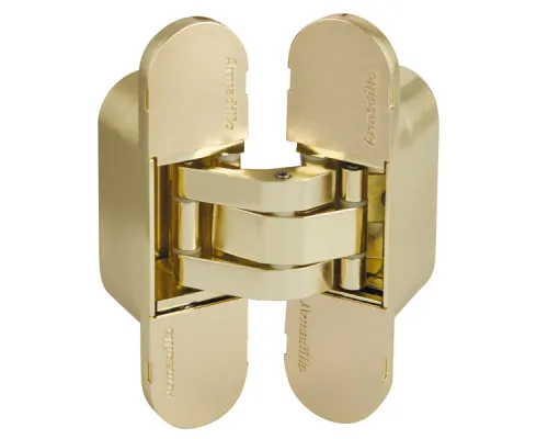 Петля Armadillo (Армадилло) скрытой установки U3D6000 CP (11160UN3D) SG «матовое золото»