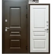 Luxor Termo Классика Муар 8019 с блестками - Сатин белый