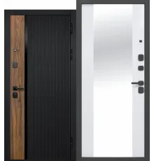 9 см КАНТРИ Сатин Черный + орех  каньон коньяк - эмалит белый + Зеркало