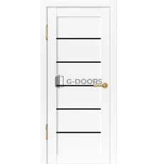 5104 Белый ПВХ, черный лакобель