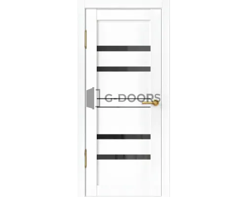 Верона Белый ПВХ, черный лакобель