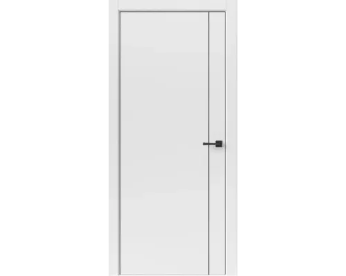 Лайн 1 вертикаль Белый ПВХ, чёрная АВС кромка