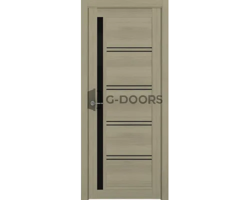 Модерн Дуб европейский, черный лакобель