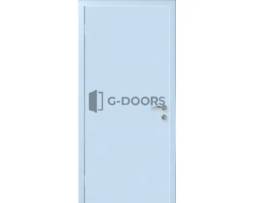 Блок дверной Kapelli (Капель) глухой ПВХ Моноколор пастельно-голубой ral 5024