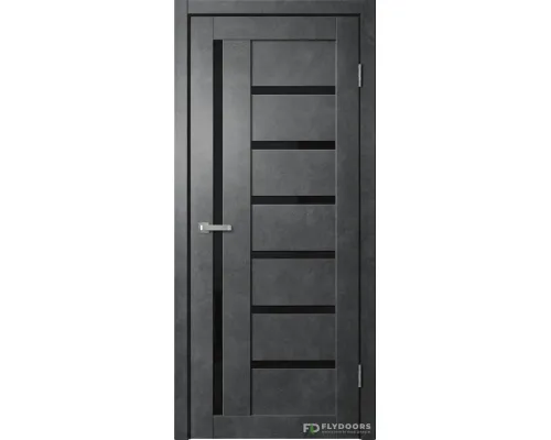 Barn 4 черное стекло Бетон темный