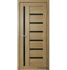 Barn 4 черное стекло Дуб европейский