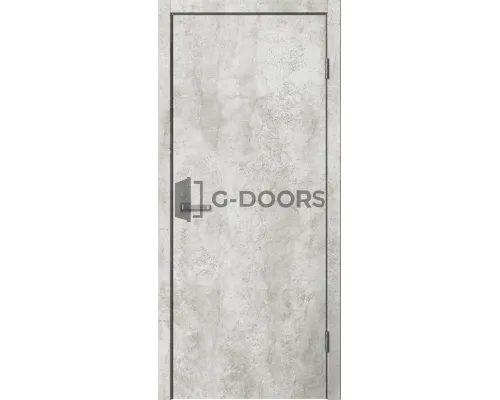  ПГ-О Полотно гладкое ЧЕРНАЯ кромка Цемент светлый