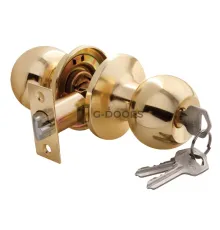 Ручка-шар HK-01 L PG золото КЛЮЧ-ФИКСАТОР