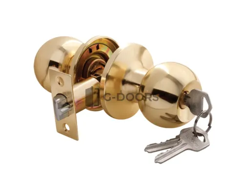 Ручка-шар HK-01 L PG золото КЛЮЧ-ФИКСАТОР