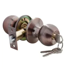 Ручка-шар HK-01 L AC античная медь КЛЮЧ-ФИКСАТОР