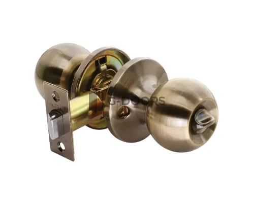 Ручка-шар HK-01 WC AB античная бронза ФИКСАТОР завертка