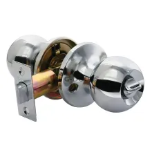 Ручка-шар HK-01 WC PC полированный хром ФИКСАТОР завертка