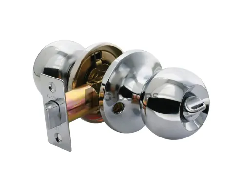 Ручка-шар HK-01 WC PC полированный хром ФИКСАТОР завертка