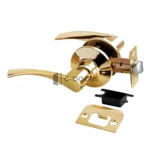 HK-02 PG золото без фиксатора (Ручка нажимная, комплект с механизмом)