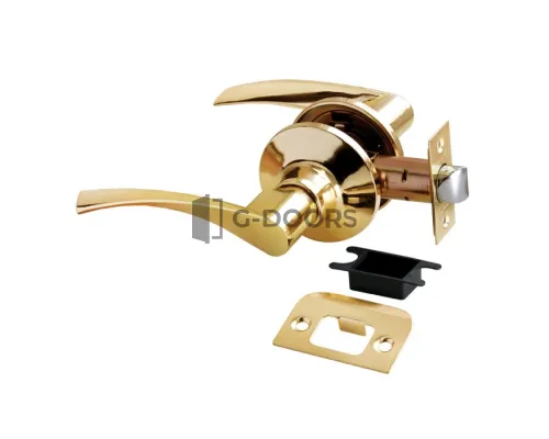 HK-02 PG золото без фиксатора (Ручка нажимная, комплект с механизмом)