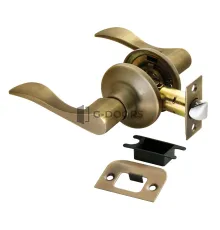 HK-03 MAB мат. античная бронза без фиксатора (Ручка нажимная, комплект с механизмом)