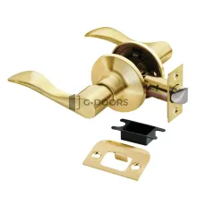 HK-03 SG матовое золото без фиксатора (Ручка нажимная, комплект с механизмом)