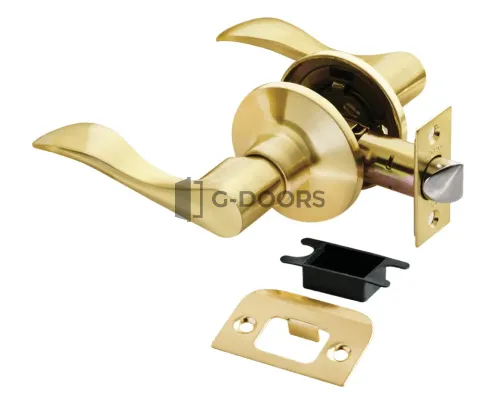 HK-03 SG матовое золото без фиксатора (Ручка нажимная, комплект с механизмом)