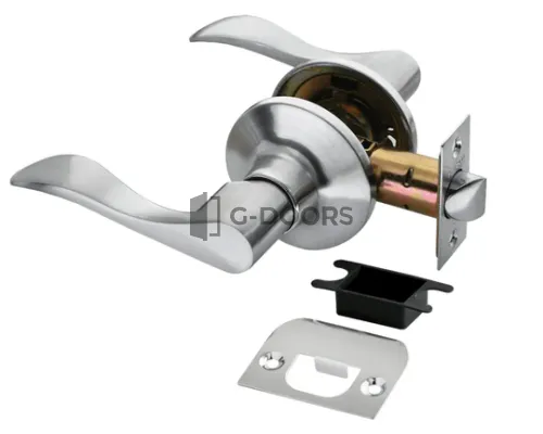 HK-03 SC мат. хром без фиксатора (Ручка нажимная, комплект с механизмом)