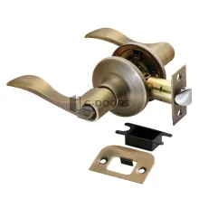 HK-03 WC MAB мат. античная бронза с фиксатором (Ручка нажимная, комплект с механизмом)