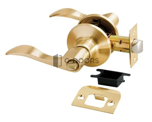 HK-03 WC SG матовое золото с фиксатором (Ручка нажимная, комплект с механизмом)