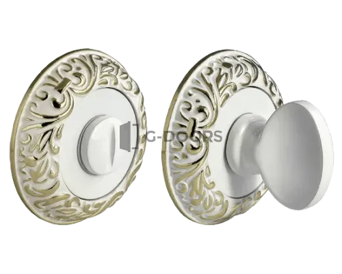 MH-WC-CLP W/PG завертка Morelli дверная классическая