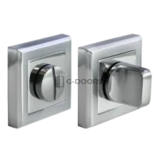 Завертка сантехническая Morelli MH-WC-S SC/CP с квадратной накладкой