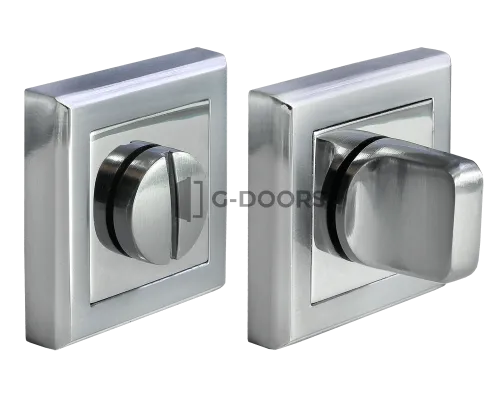 Завертка сантехническая Morelli MH-WC-S SC/CP с квадратной накладкой