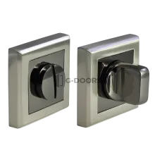 Завертка сантехническая Morelli MH-WC-S SN/BN с квадратной накладкой