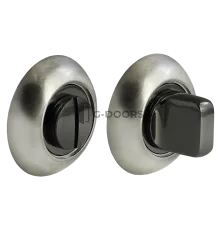 Завертка сантехническая Morelli MH-WC SN/BN с круглой накладкой