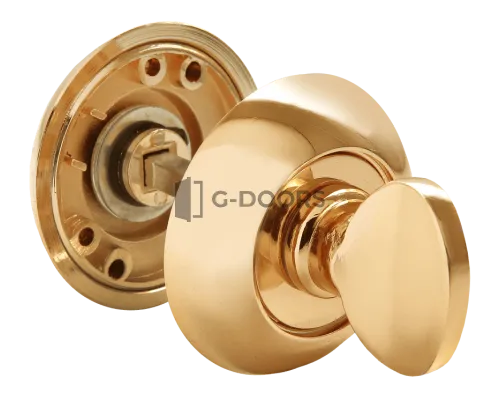 Завертка круглая Rucetti RAP WC PG матовое золото