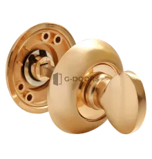 Завертка круглая Rucetti RAP WC SG/GP матовое золото/золото