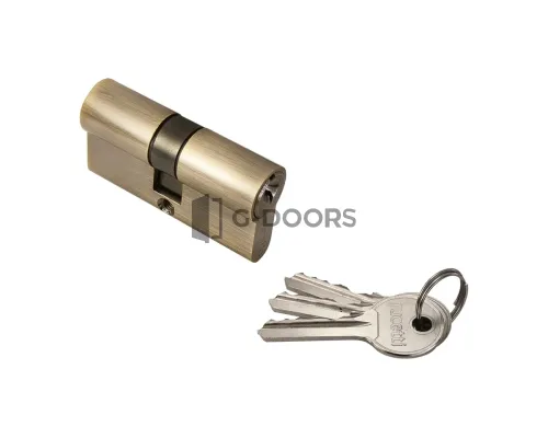 Ключевой цилиндр Rucetti ключ/ключ (60 мм) R60C AB бронза