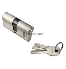 Ключевой цилиндр Rucetti ключ/ключ (60 мм) R60C SN белый никель