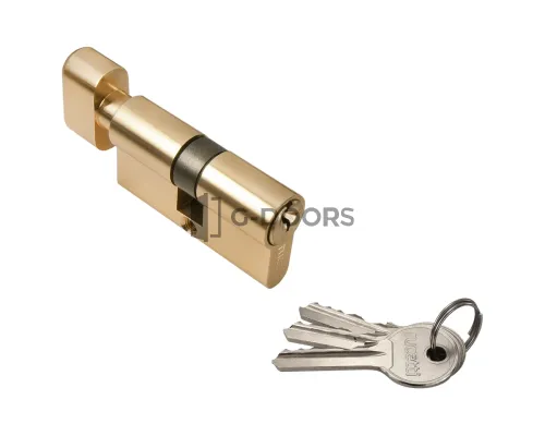 Ключевой цилиндр Rucetti с заверткой (60 мм) R60CK PG золото