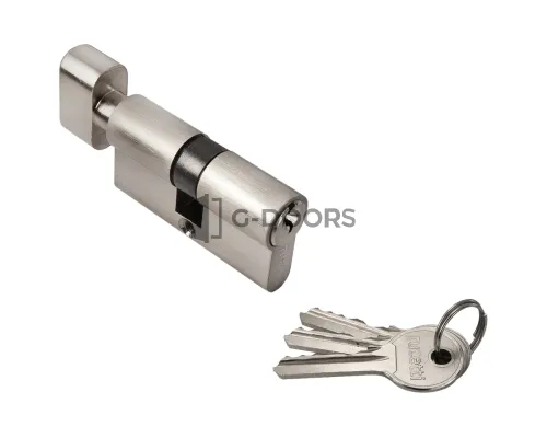 Ключевой цилиндр Rucetti с заверткой (60 мм) R60CK SN никель