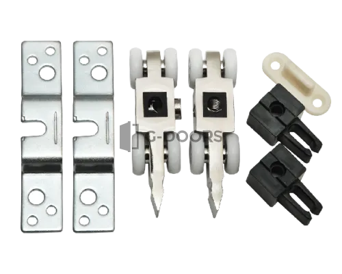 Комплект роликов 4-колесный для раздвижной двери до 40 кг.