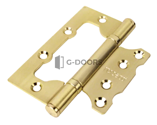 Петля-бабочка Rucetti RFH-100*75*2,5 SG матовое золото