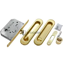 Ручка morelli купе MHS150 WC, комплект для раздвижных дверей с фиксатором