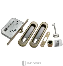 MHS150 L, комплект для раздвижных дверей с ключом
