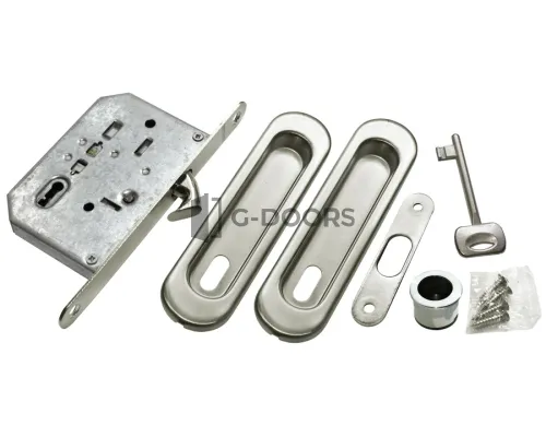 MHS150 L, комплект для раздвижных дверей с ключом