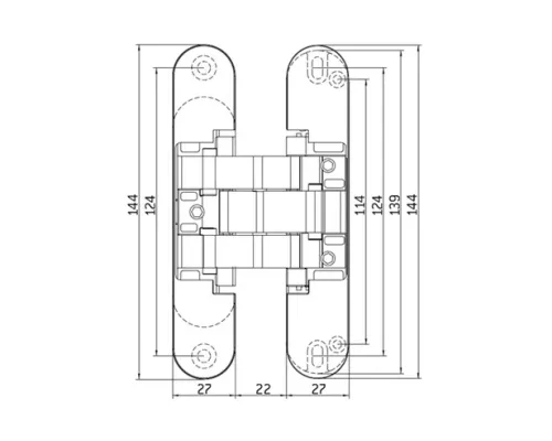 Cкрытая петля Morelli HH-16
