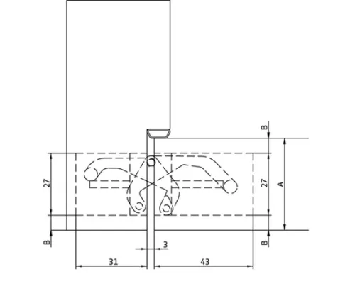 Cкрытая петля Morelli HH-16