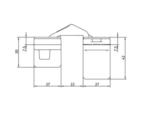 Cкрытая петля Morelli HH-16